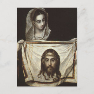 St. Veronica With the Shroud by El Greco Postcard