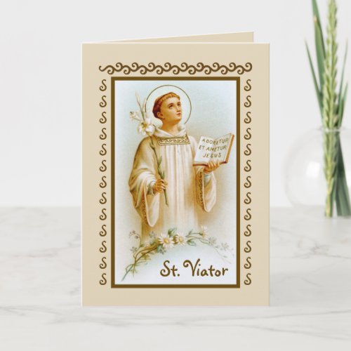 St Viator of Lyon the Catechist BF 02 Card