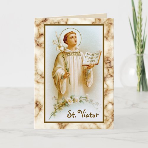 St Viator of Lyon the Catechist BF 02 Card