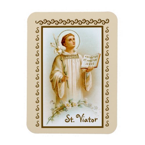 St Viator of Lyon the Catechist BF 02 Magnet