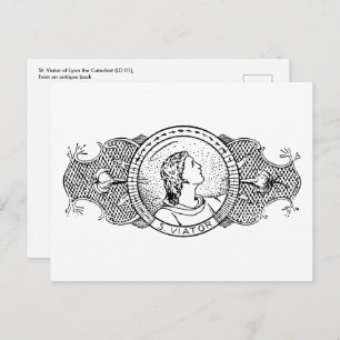 St. Viator of Lyon the Catechist (LD 001)  Postcard
