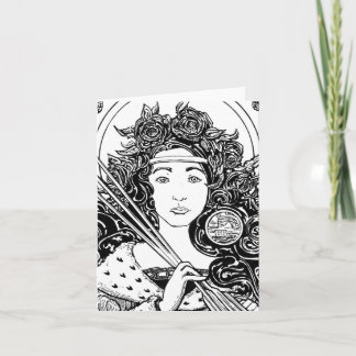 St. Victoria Notecard