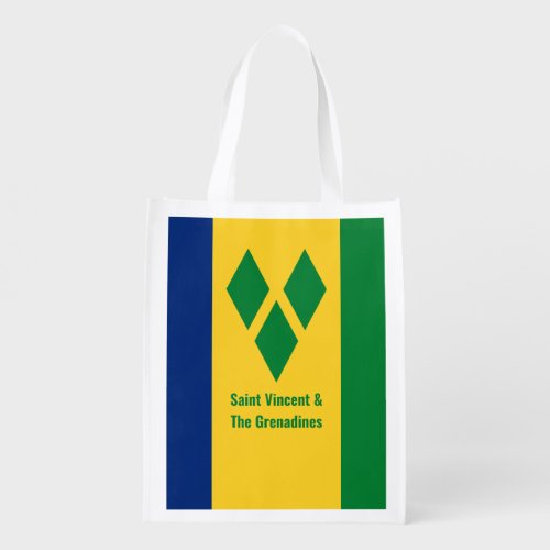 St Vincent and the Grenadines Flag Vincy Tote Bag