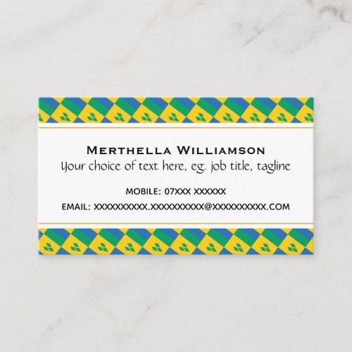 ST VINCENT Christian Scripture John 316 Business Card