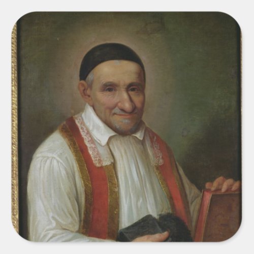 St Vincent de Paul  1649 Square Sticker