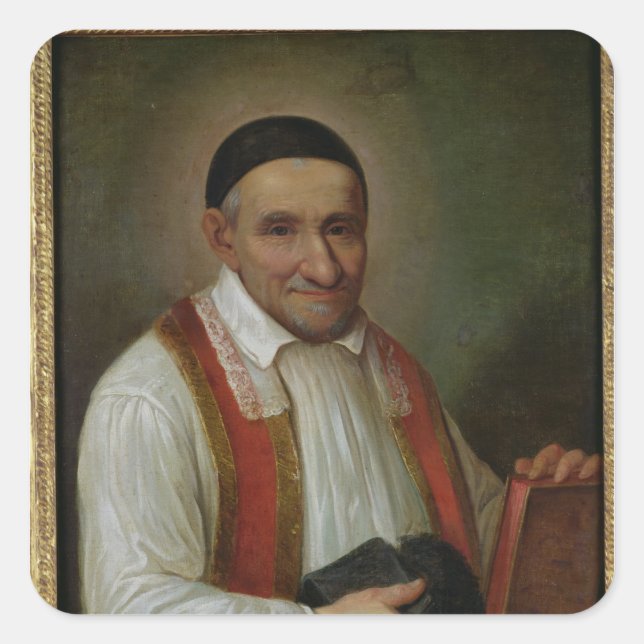 St. Vincent de Paul  1649 Square Sticker (Front)
