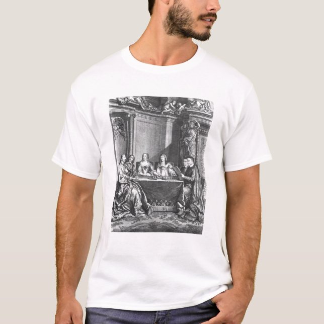 St. Vincent de Paul  and Cardinal Jules Mazarin T-Shirt (Front)