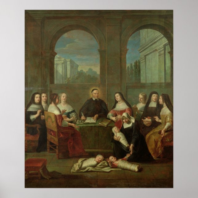 St. Vincent de Paul and the Sisters of Charity Poster (Front)