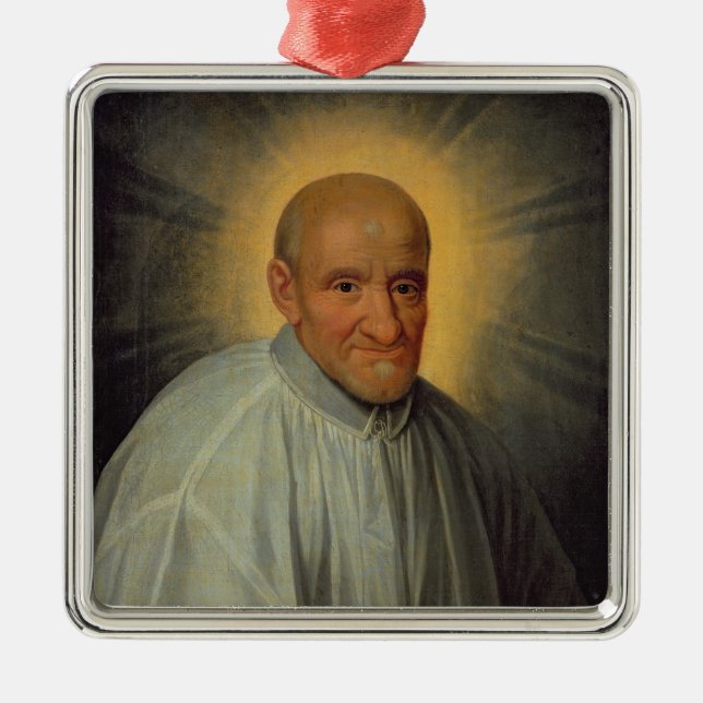 St. Vincent de Paul Metal Ornament (Front)