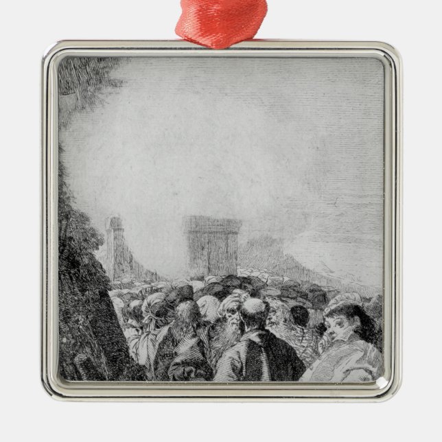 St. Vincent Ferrer, 1750-80 Metal Ornament (Front)