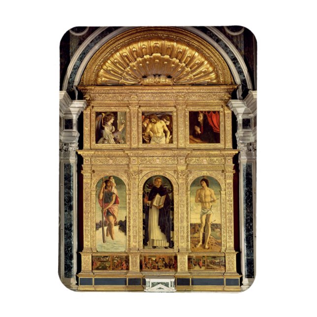 St. Vincent Ferrer Altarpiece, c.1465 (polyptych) Magnet (Vertical)