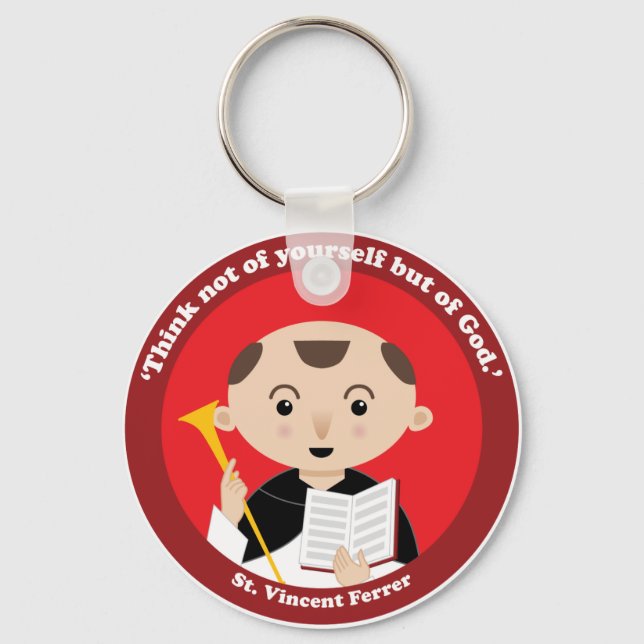 St. Vincent Ferrer Keychain (Front)