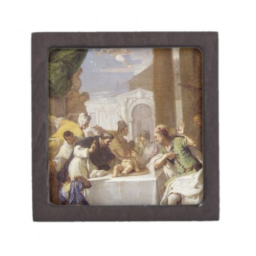 St Vincent Ferrer performing a miracle Keepsake Box