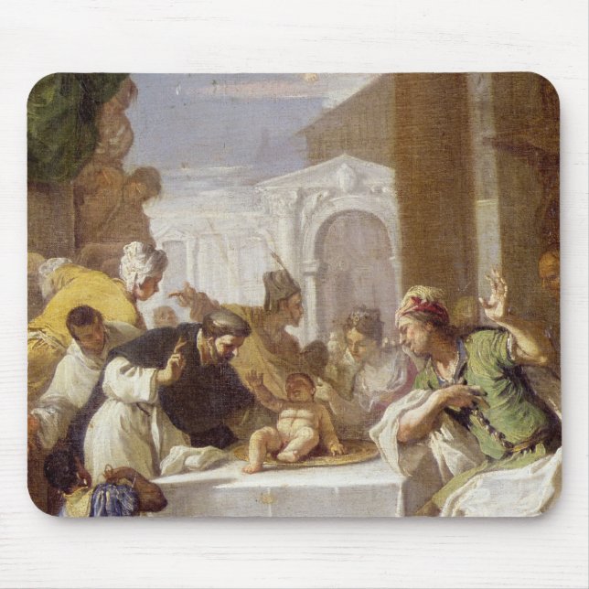 St. Vincent Ferrer performing a miracle Mouse Pad (Front)