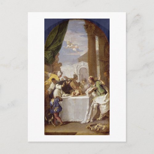 St Vincent Ferrer performing a miracle Postcard