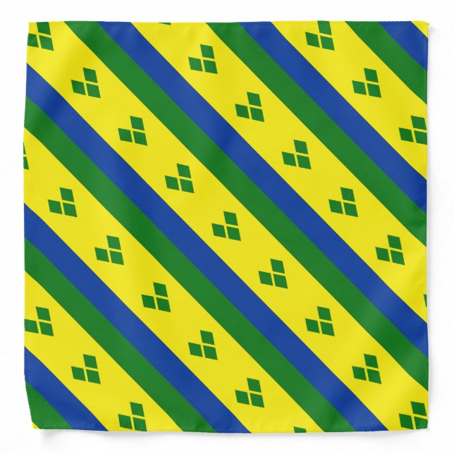 St. Vincent Flag Bandana (Front)