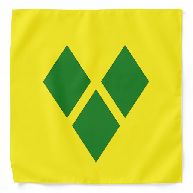 St. Vincent Flag Bandana (Front)