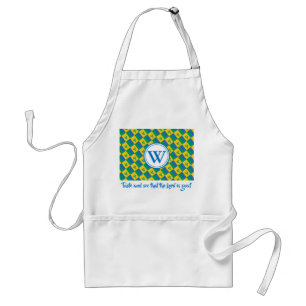 ST VINCENT FLAG Monogram Christian Scripture Adult Apron