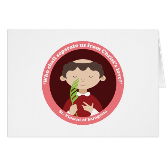 St. Vincent of Saragossa Cards (Front Horizontal)