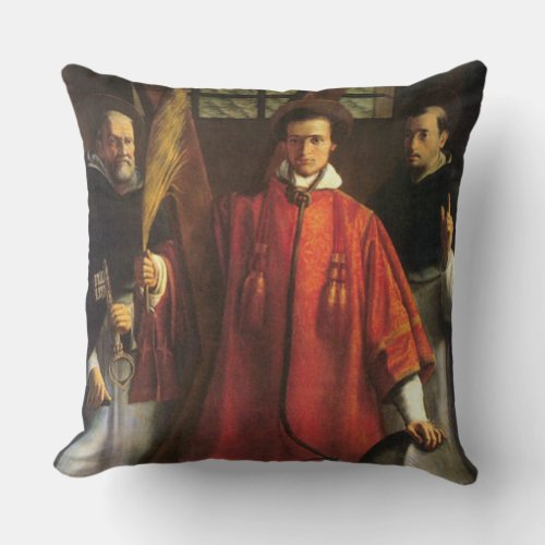 St Vincent Saragossa Deacon_Martyr Pillow