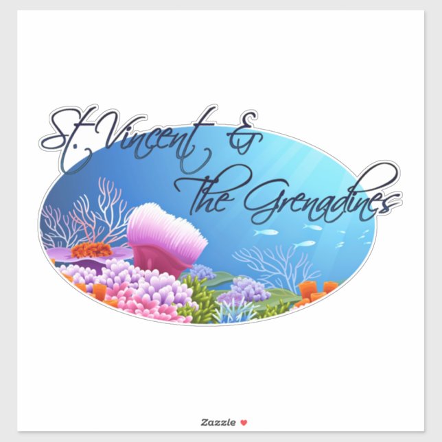 St. Vincent & the Grenadines decal (Sheet)