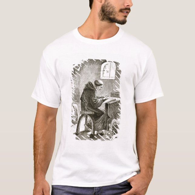 St. Vincent writing in his cell at Ferins, from 'T T-Shirt (Front)