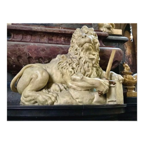 St Vitus Cathedral Lion _ Prague Czech Republic Photo Print