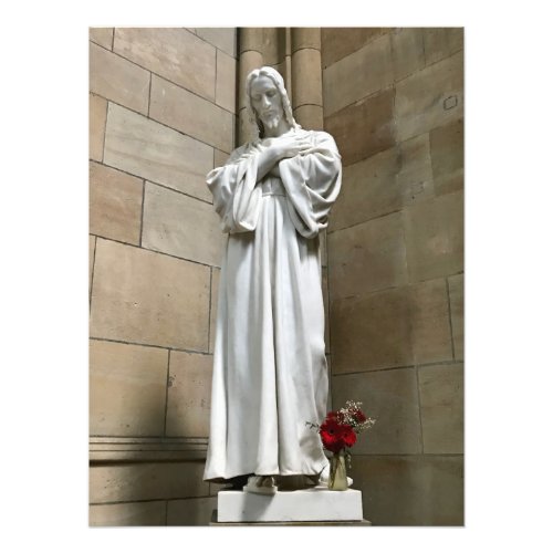 St Vitus Cathedral Statue _Prague Czech Republic Photo Print