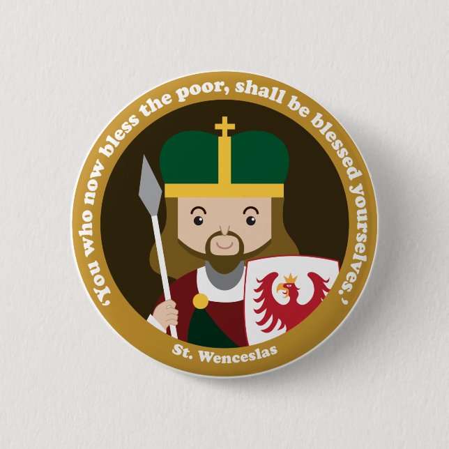 St. Wenceslas Button (Front)