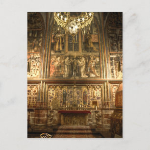 St.Wenceslas Chapel St.Vitus Cathedral Prague Postcard