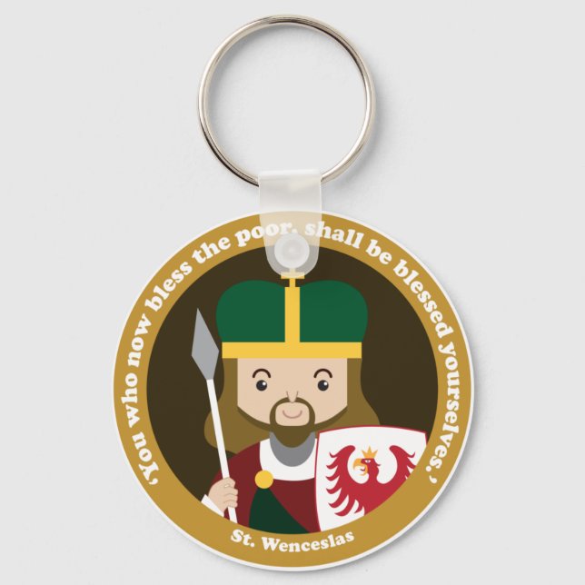 St. Wenceslas Keychain (Front)