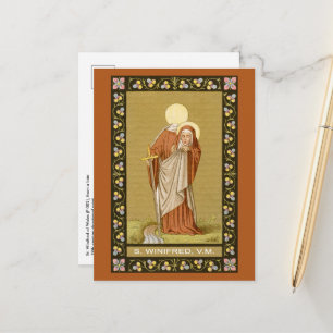 St. Winifred of Wales (P 002) Postcard