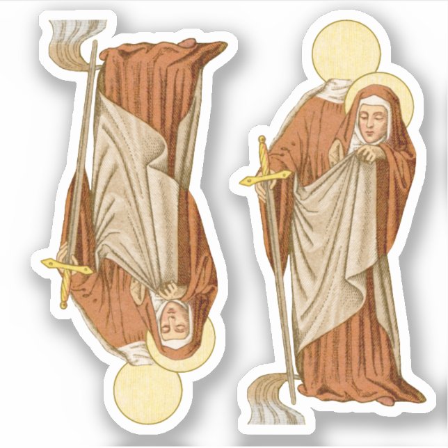 St. Winifred of Wales (P 002) Sticker (Front)