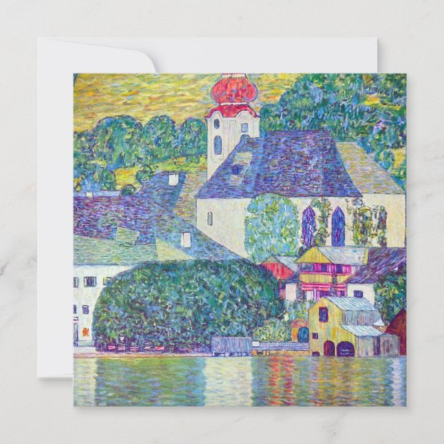 St. Wolfgang Church by Gustav Klimt, Victorian Art (Front)