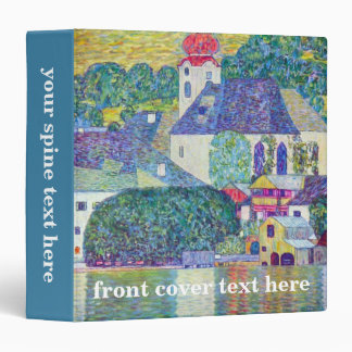 St. Wolfgang Church by Gustav Klimt, Victorian Art Binder