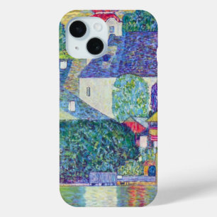 St. Wolfgang Church by Gustav Klimt, Victorian Art iPhone 15 Case