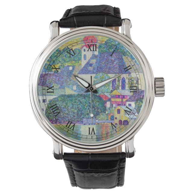 St. Wolfgang Church by Gustav Klimt, Victorian Art Watch (Front)