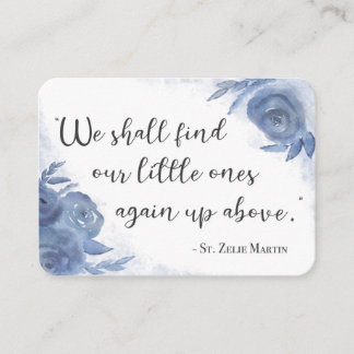St. Zelie Martin Consolation Miscarriage Holy Card