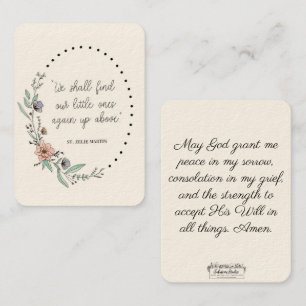 St. Zelie Martin Consolation Miscarriage Holy Card