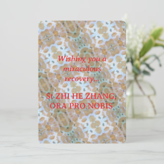 St ZHI HE ZHANG wellness card