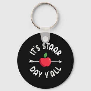 Staar Day Yall Texas Staar Test Day  Keychain