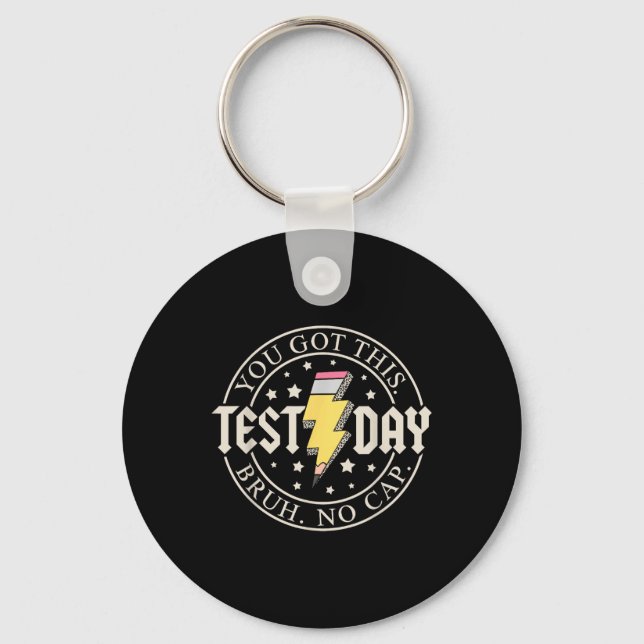 Staar State Testing Day Motivation You Got This Br Keychain (Front)