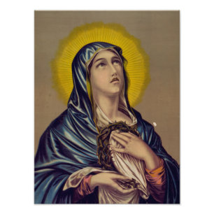 Stabat Mater Our Lady Of Sorrows Devotional Art Photo Print