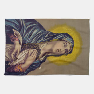 Stabat Mater Our Lady of Sorrows Kitchen Towel