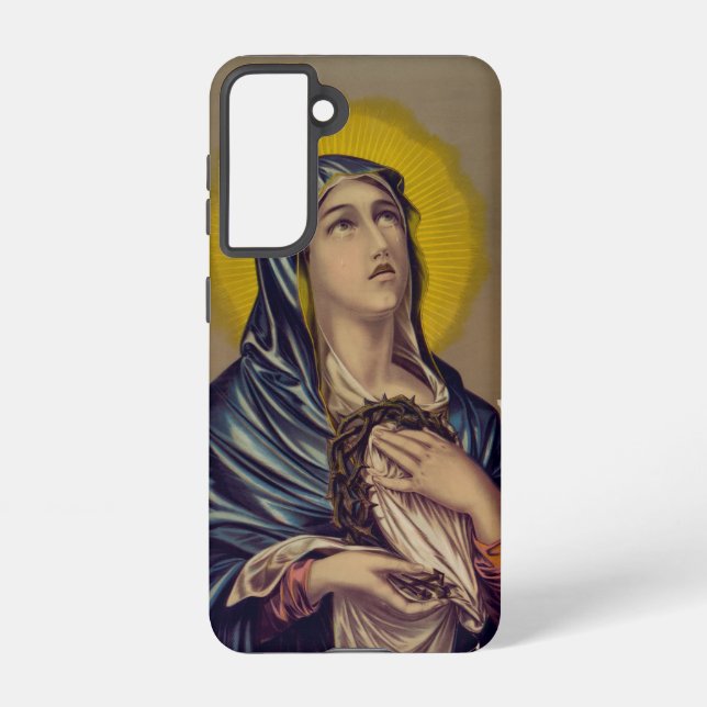 Stabat Mater Our Lady of Sorrows Samsung Galaxy Case (Back)