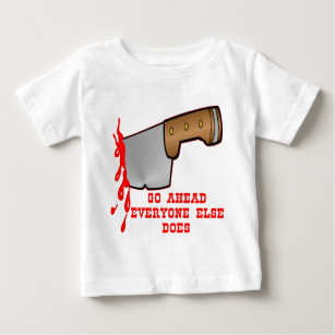 Stabbed By Knife In The Back Baby T-Shirt