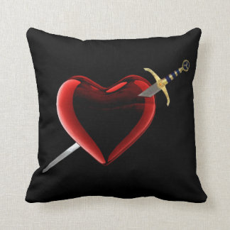 Stabbed In The Heart Reversible Pillow
