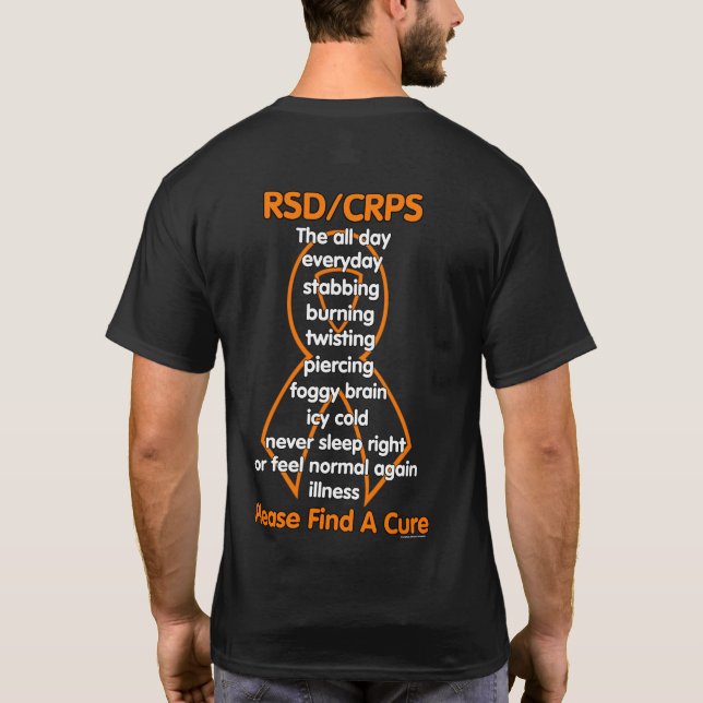 Stabbing Burning Twisting...RSD/CRPS T-Shirt (Back)