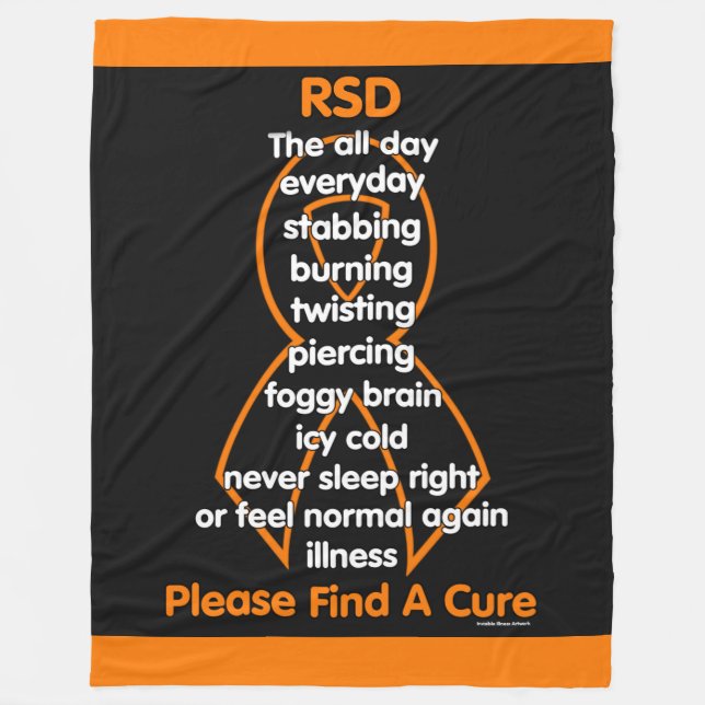 Stabbing Burning Twisting...RSD Fleece Blanket (Front)