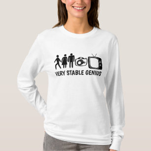 STABLE GENIUS Person Woman Man Camera TV T-Shirt